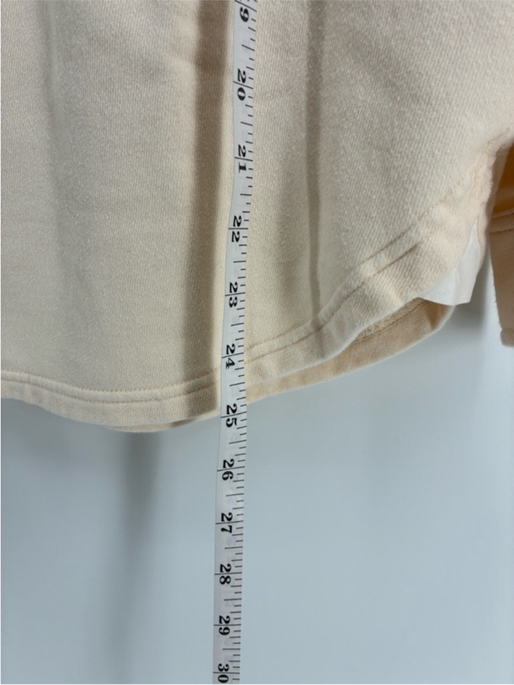 aerie Cream Button-Up Shacket Spring Minimalist - Picture 7 of 8